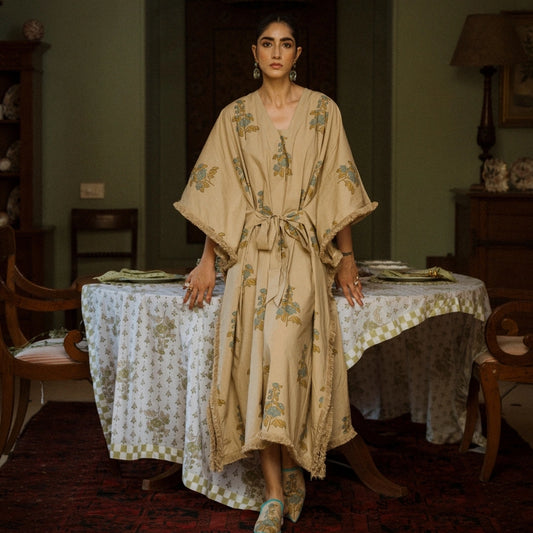 Parokshi Cotton Poplin Kaftan