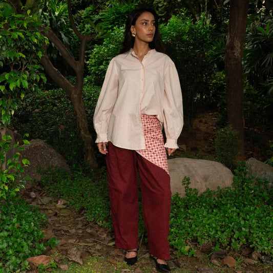 Purva Cotton Barrel Pants