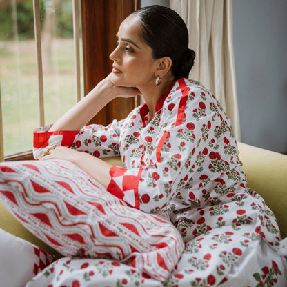 Reya Cotton Cambric Kurta Set
