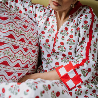 Reya Cotton Cambric Kurta Set