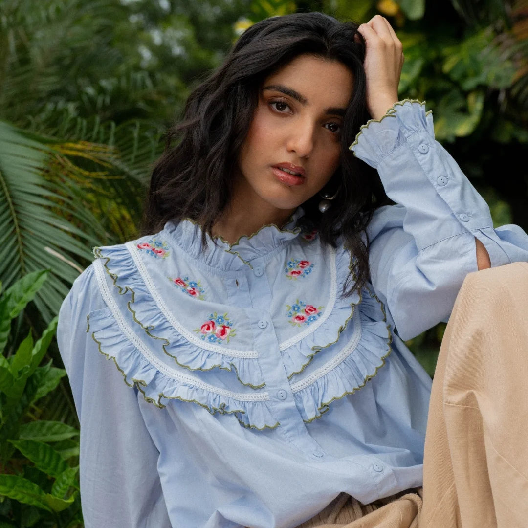 Saanvi Cotton Poplin Shirt