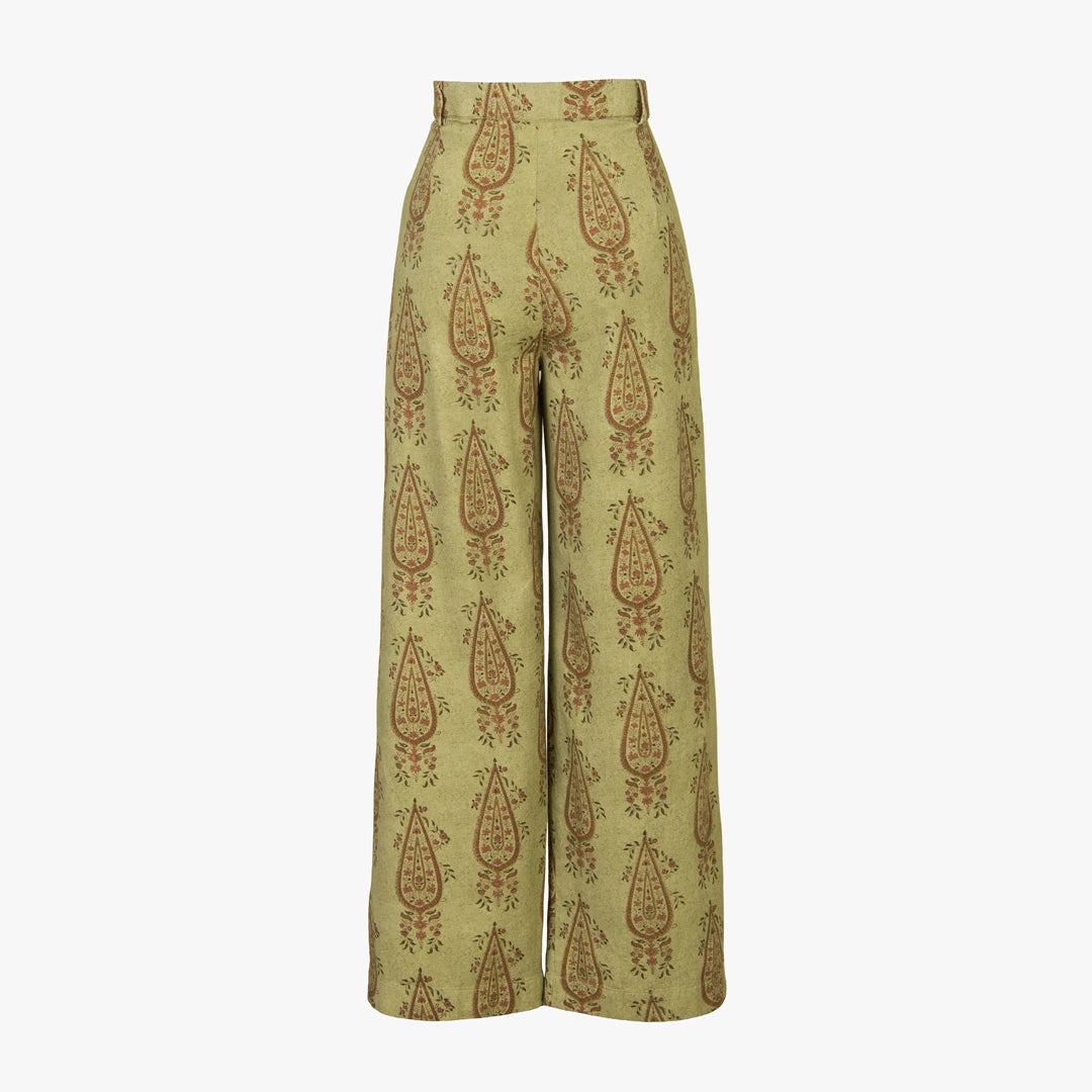 Saaz Handblock Printed Pants