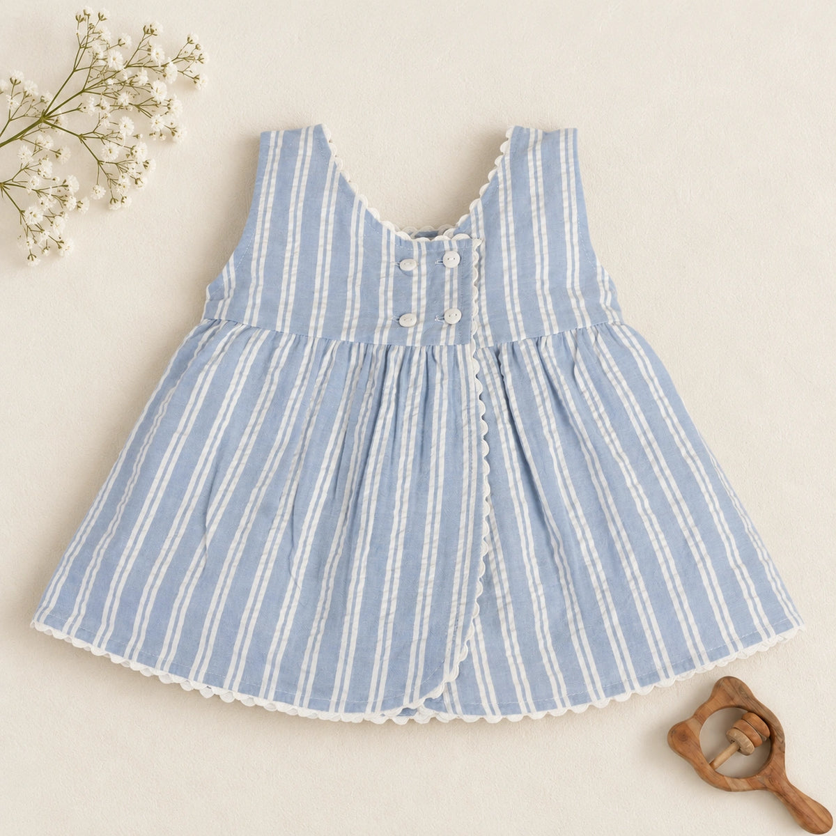 Sai Striped Cotton Set