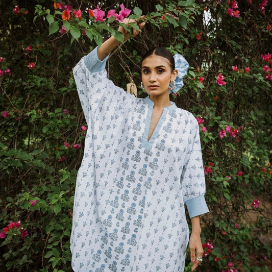 Saveri Cotton Cambric Kimono