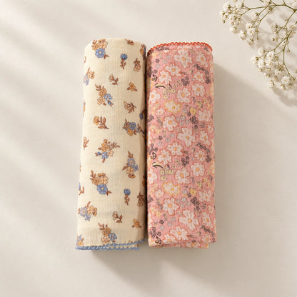 Bela Floral Double Cloth Swaddle