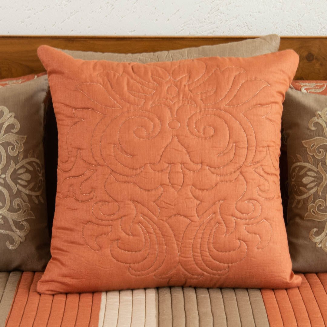 Munga Silk cushion cover brick