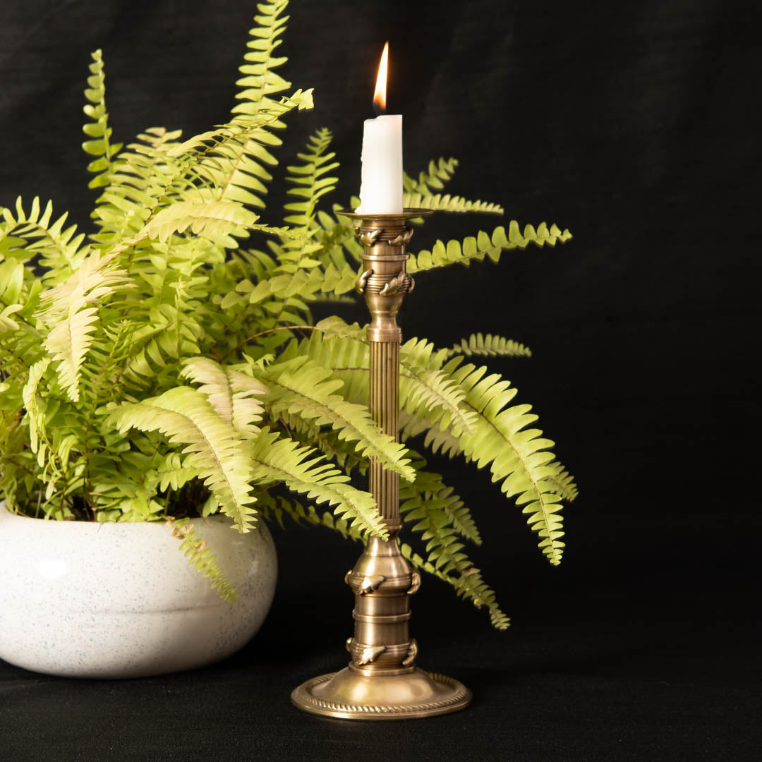 Pushkar Brass Candle Stand