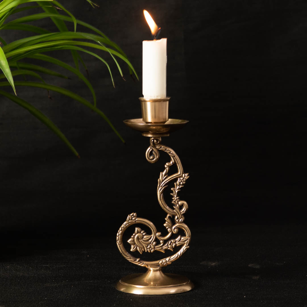 Puri Brass Candle Stand