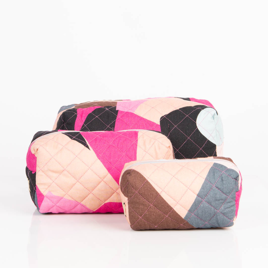 Glasgow quilted pouches