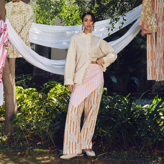 Zohra Cotton Poplin Pants