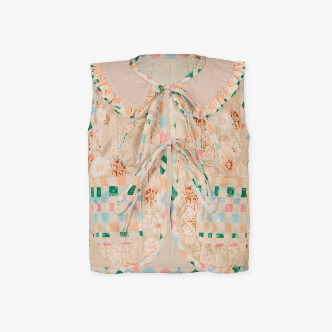 Zyra Cotton Quilted Vest