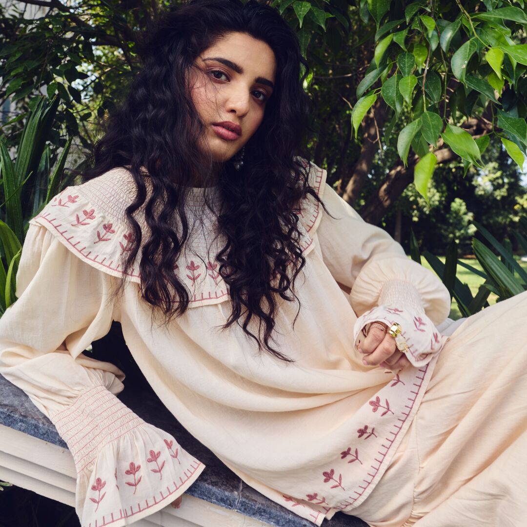 Vatika Embroidered Top