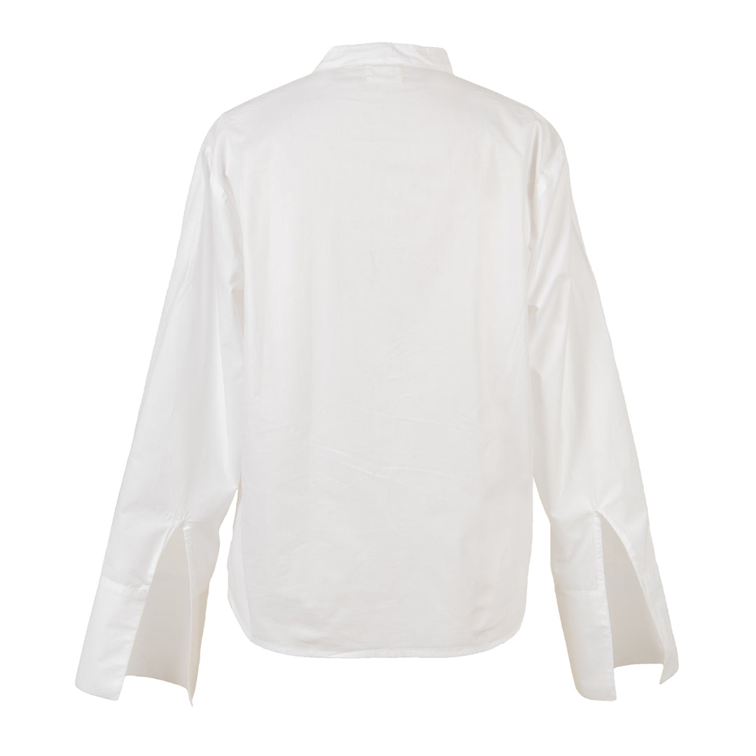 White shirt on a white background