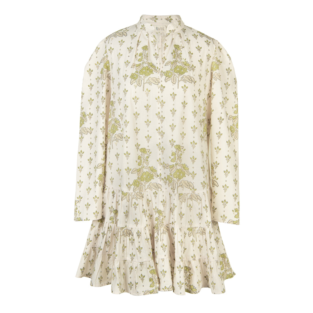 Floral patterned dress on a white background