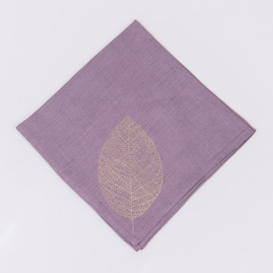 Mokotua linen napkins amethyst smoke