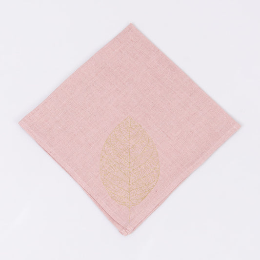 mokotua linen napkins dusty rose