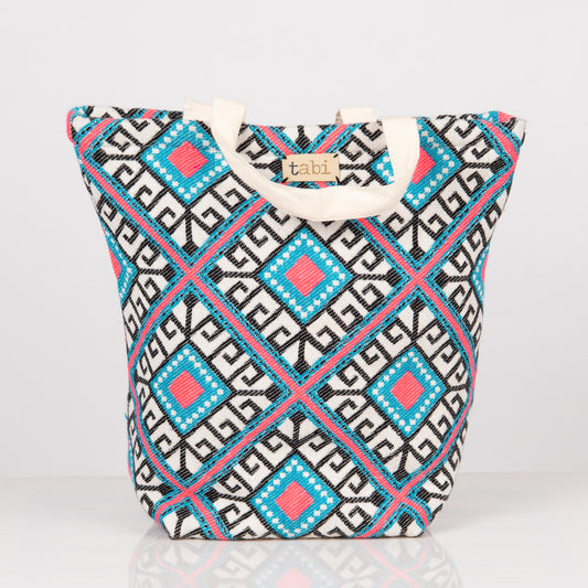 Nantes Big Lunch Bag with Zip Graphic