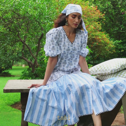 Oviya Cotton Poplin Dress Video