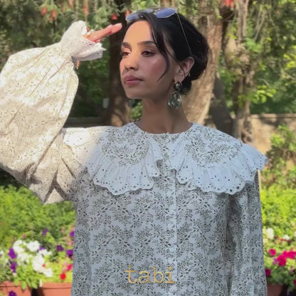 Vamika Ruffle Lace Top