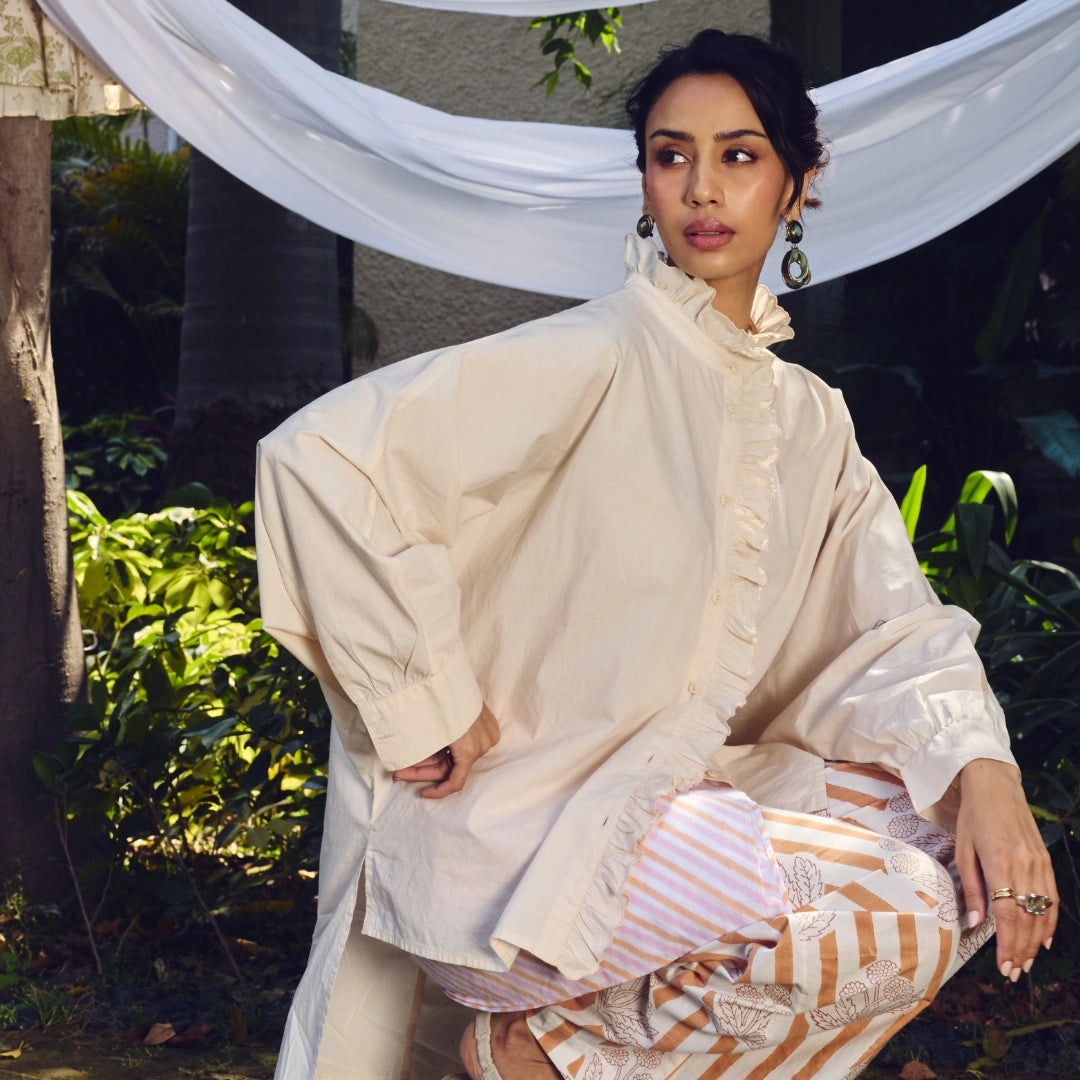 Zohra Cotton Poplin Pants Video 
