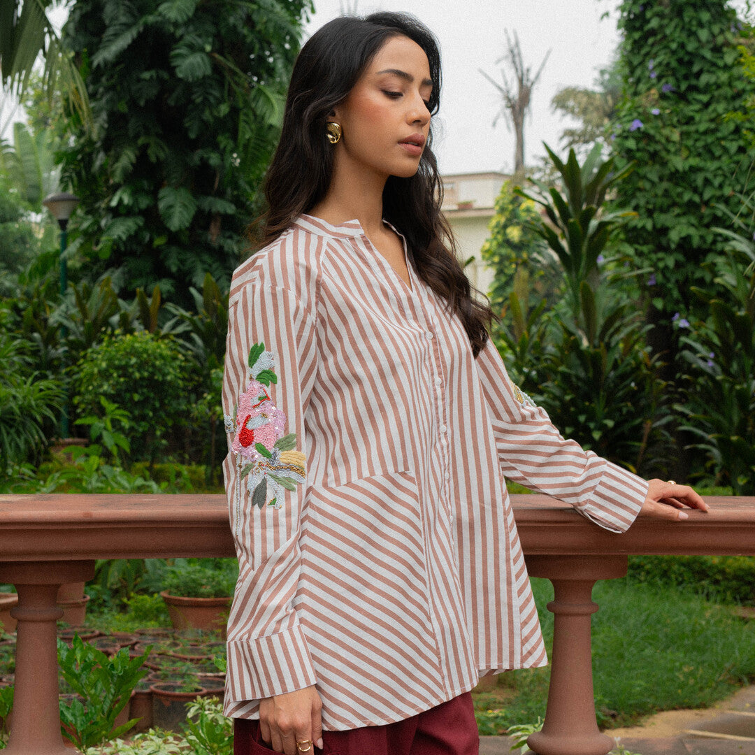 Sanskriti Hand-Embroidered Top