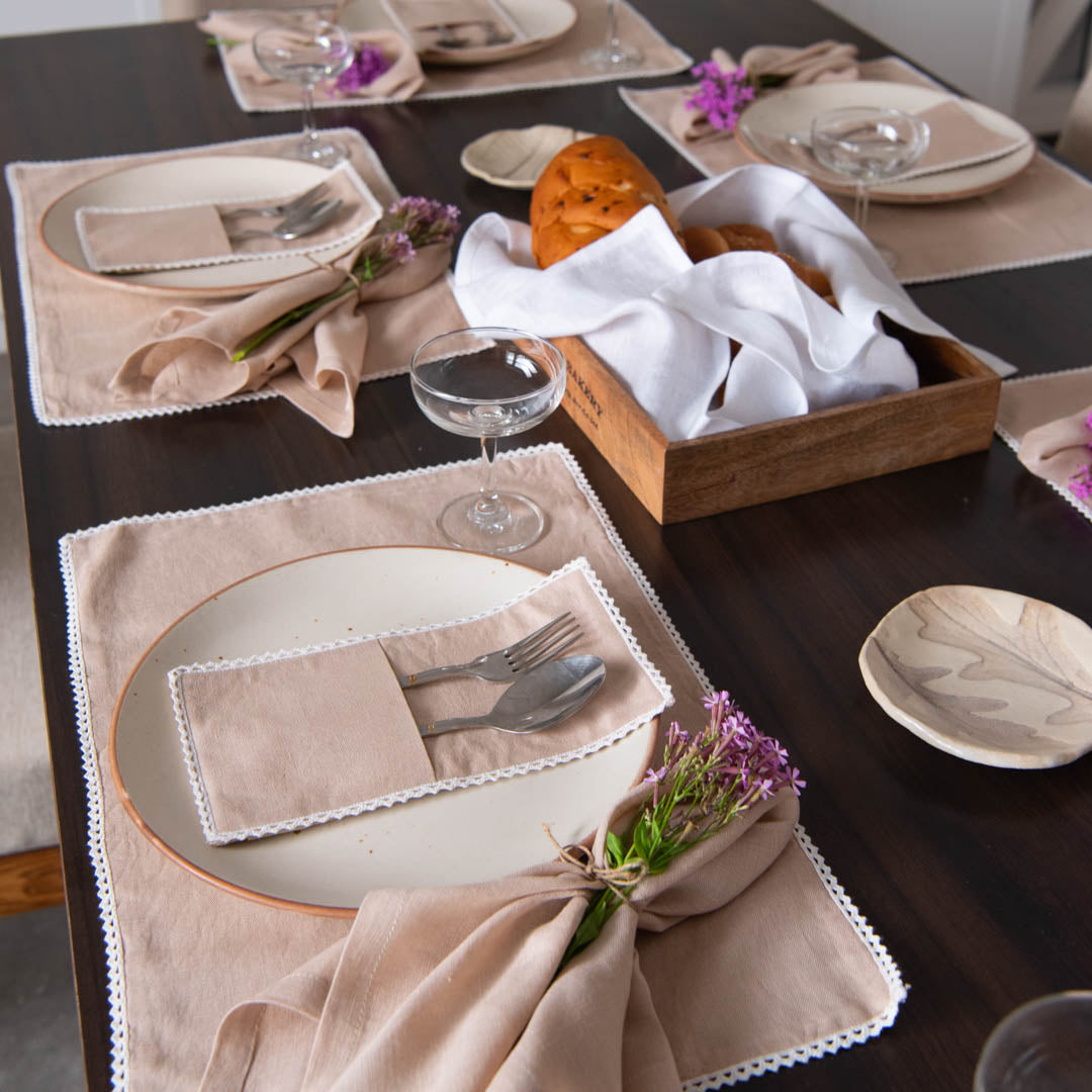 Balfour table linen set beige