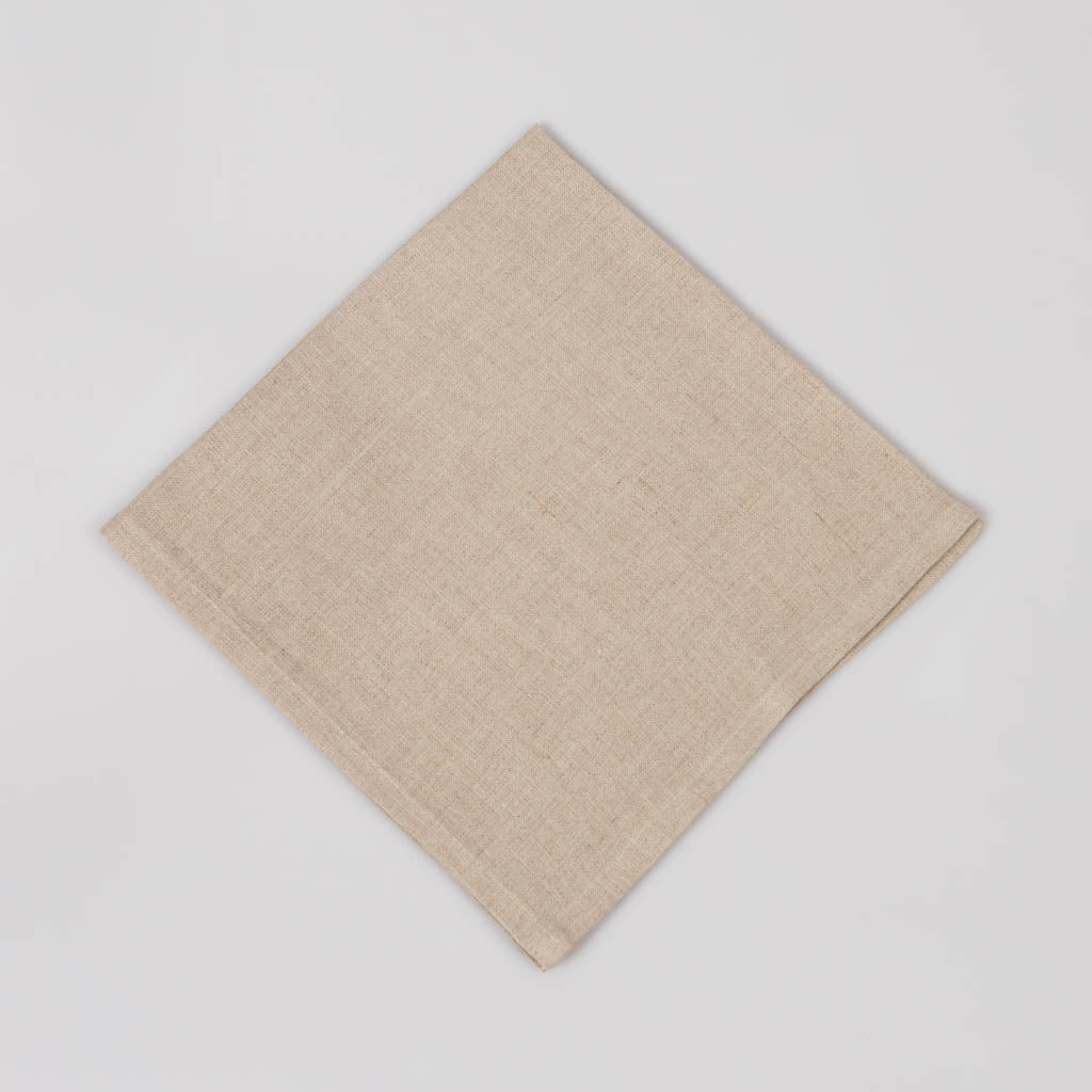 Natural linen napkins