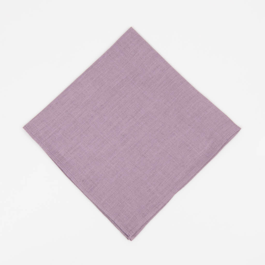 Amethyst smoke linen napkins