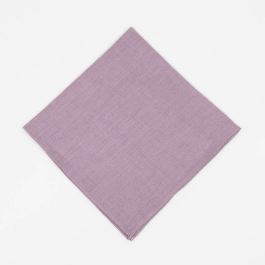 Amethyst smoke linen cocktail napkins