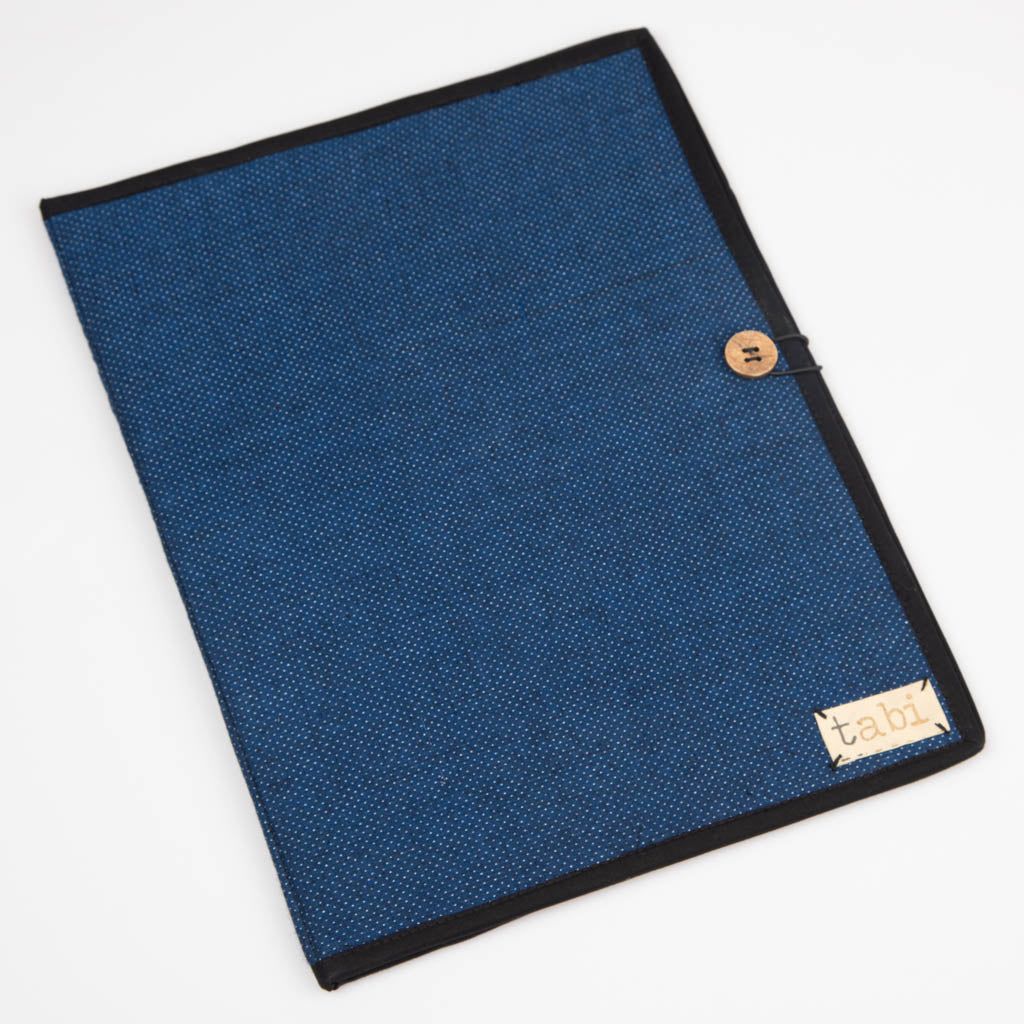 Fabric covered file folder