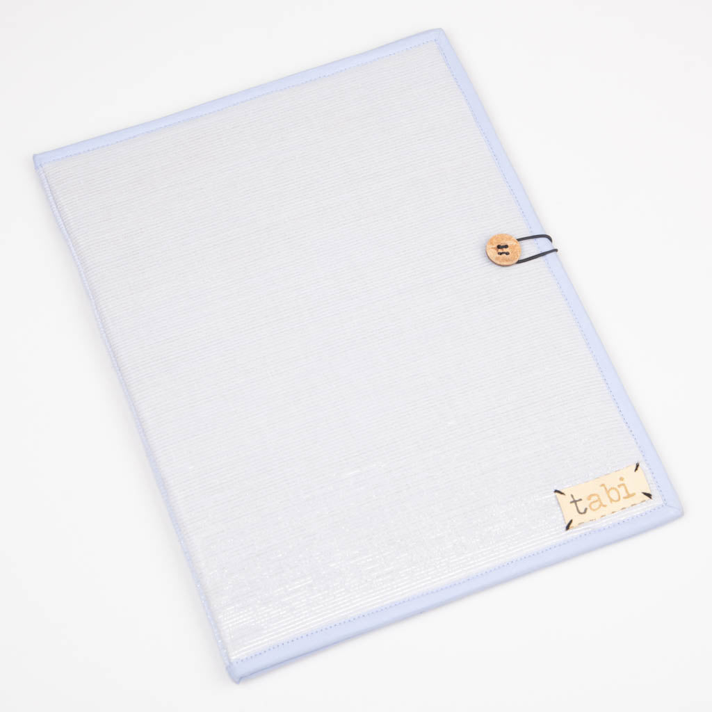 Fabric covered file folder