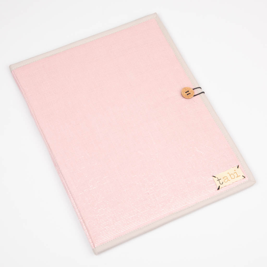 Fabric covered file folder