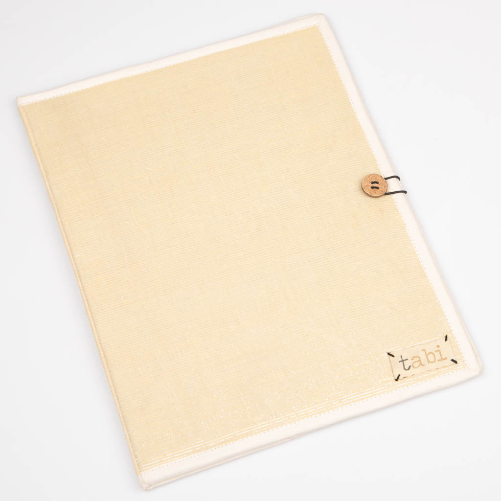 Fabric covered file folder