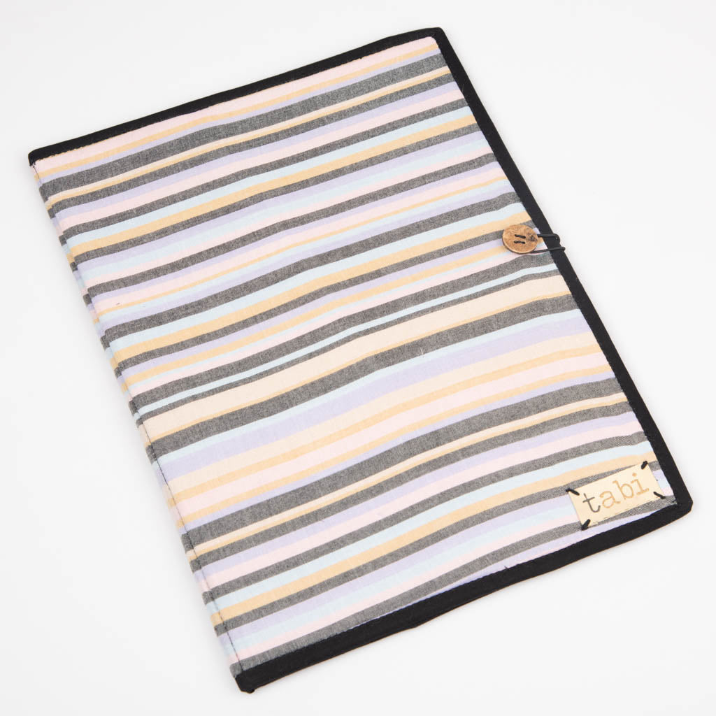 Fabric covered file folder