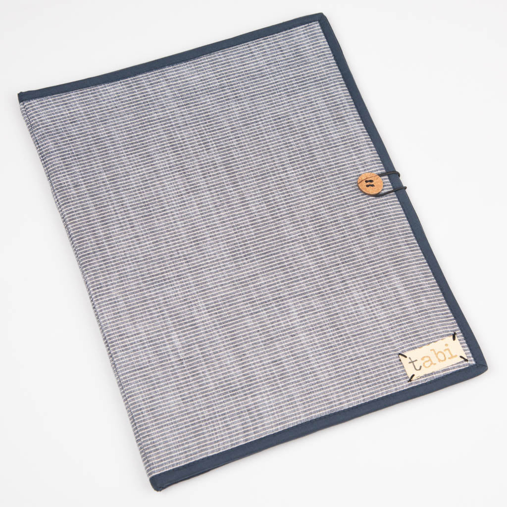 Fabric covered file folder