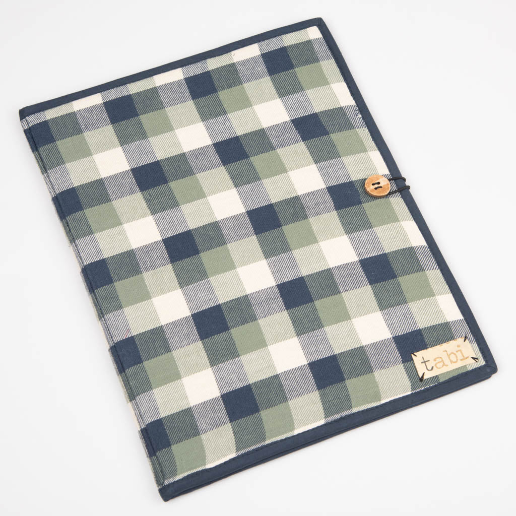 Fabric covered file folder