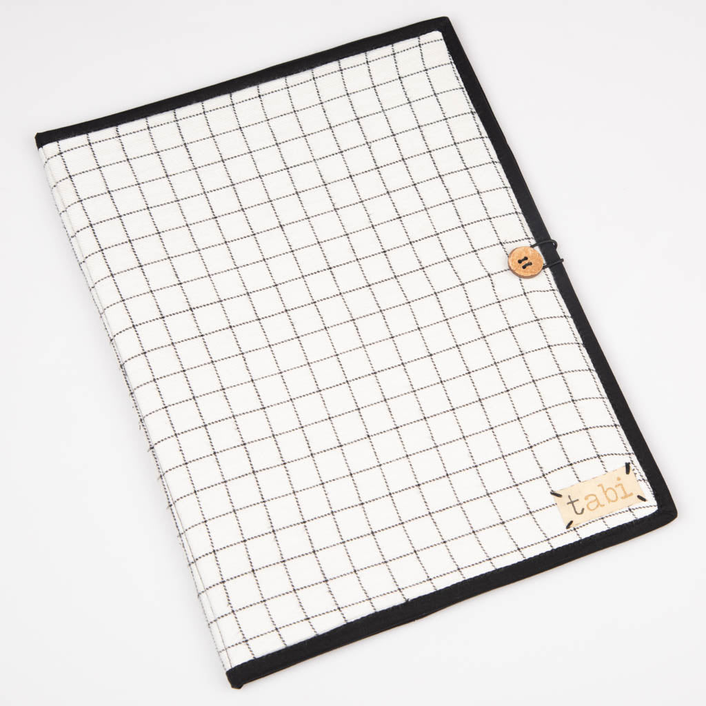 Fabric covered file folder