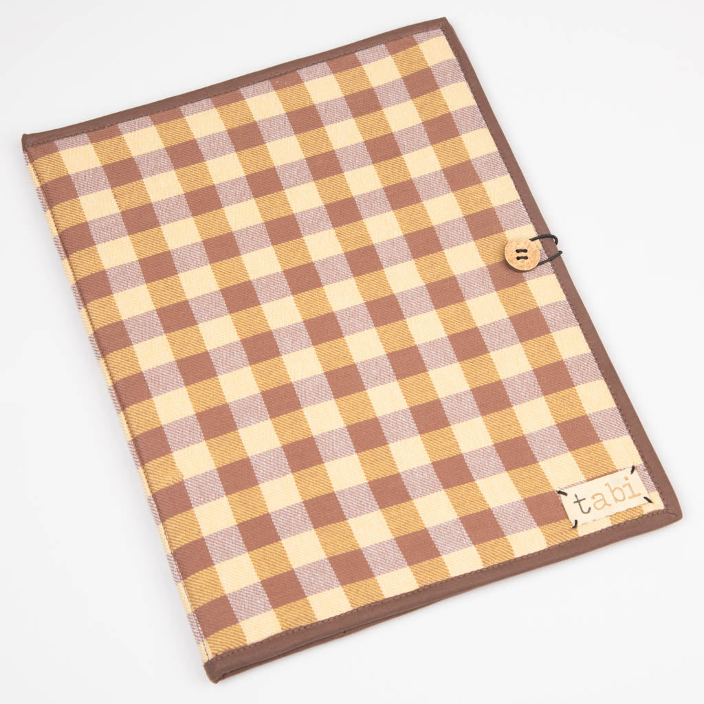 Fabric covered file folder