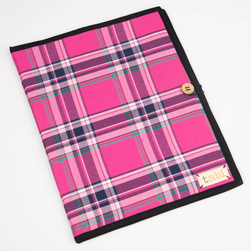 Fabric covered file folder