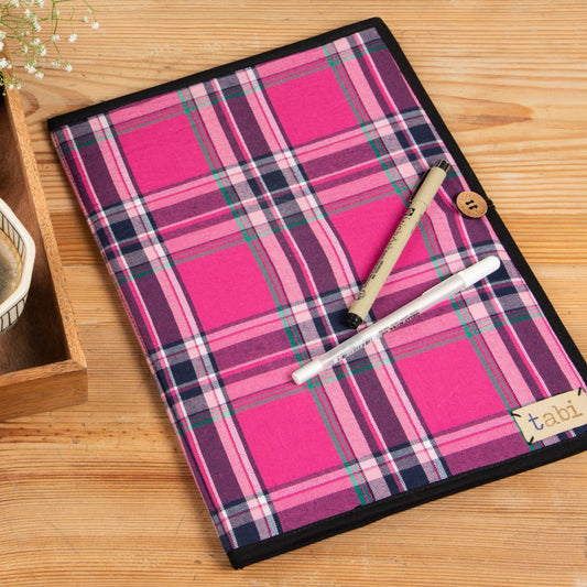 Fabric covered file folder