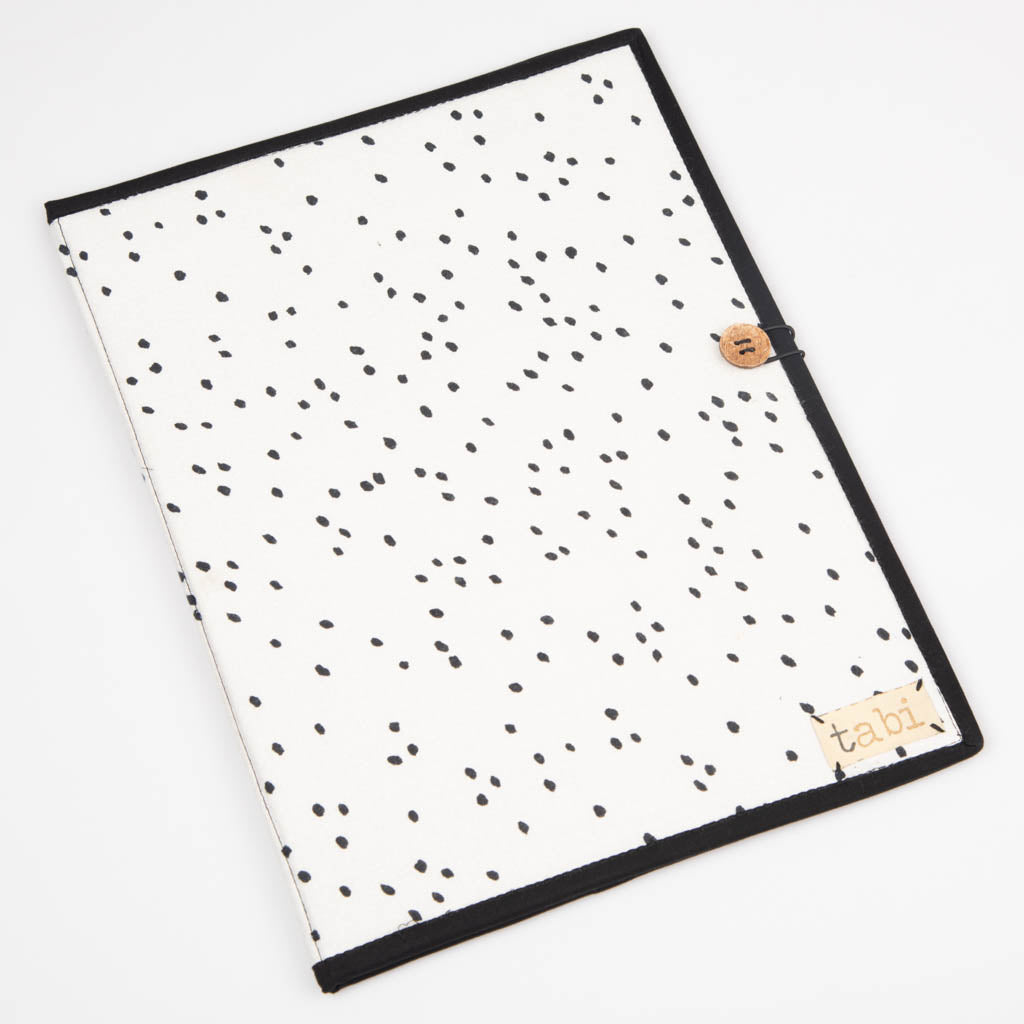 Fabric covered file folder