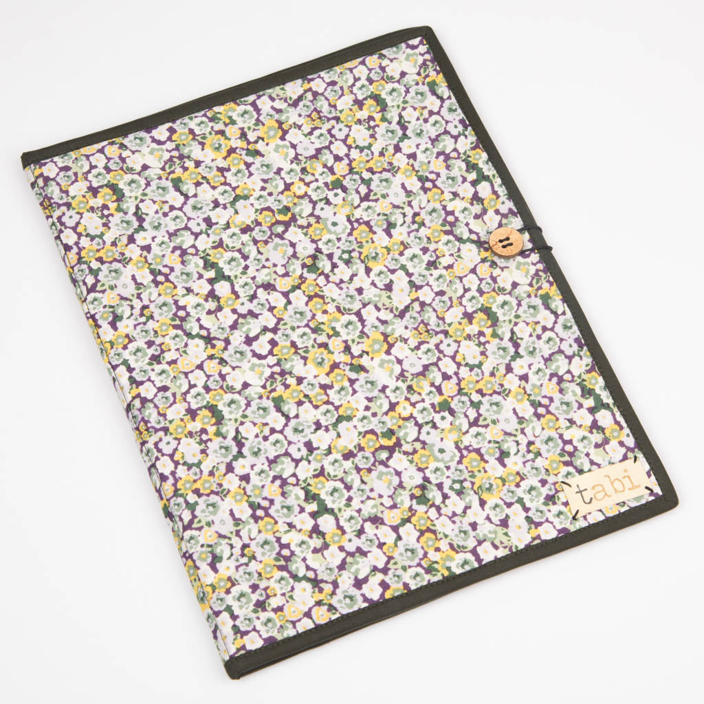 Fabric covered file folder