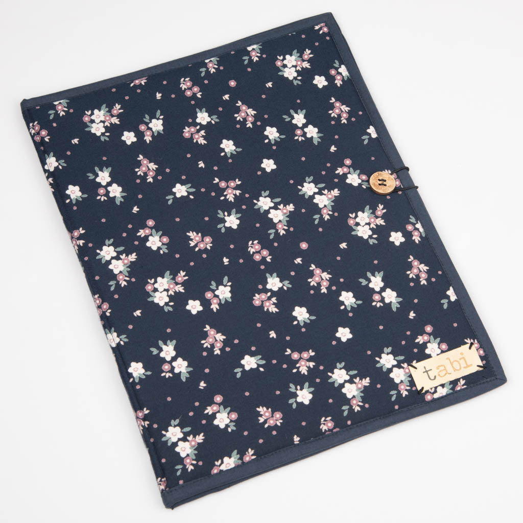 Fabric covered file folder