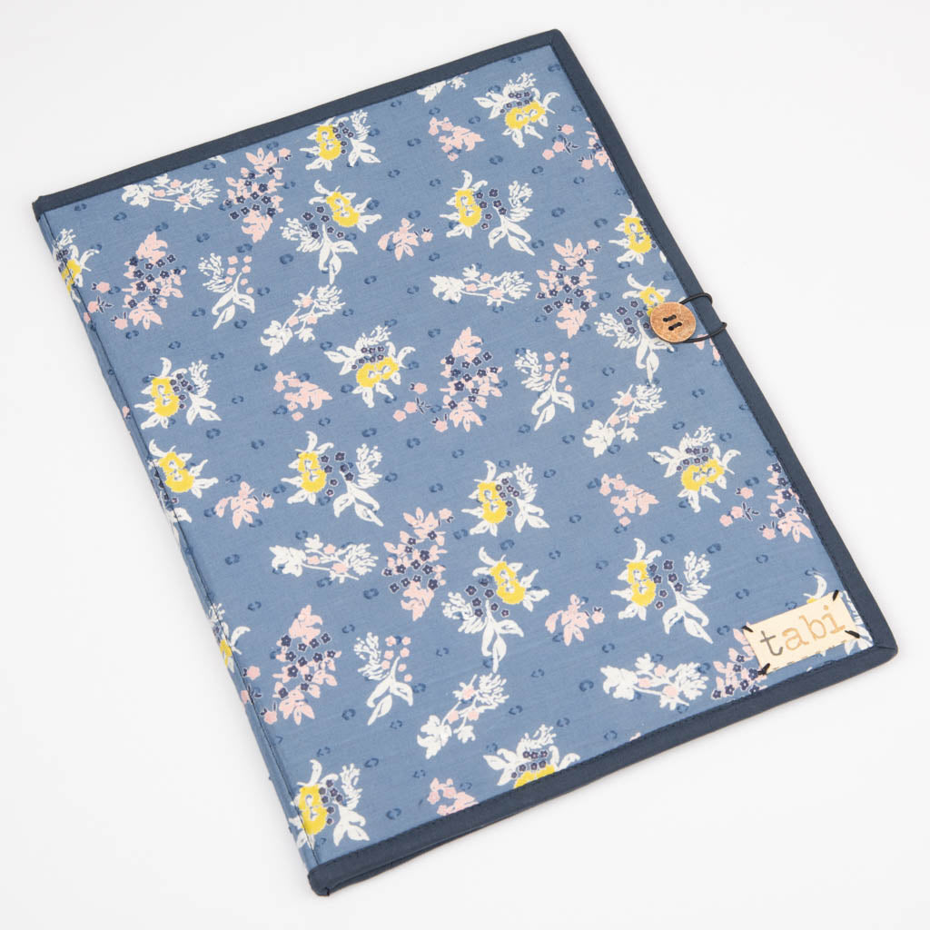 Fabric covered file folder