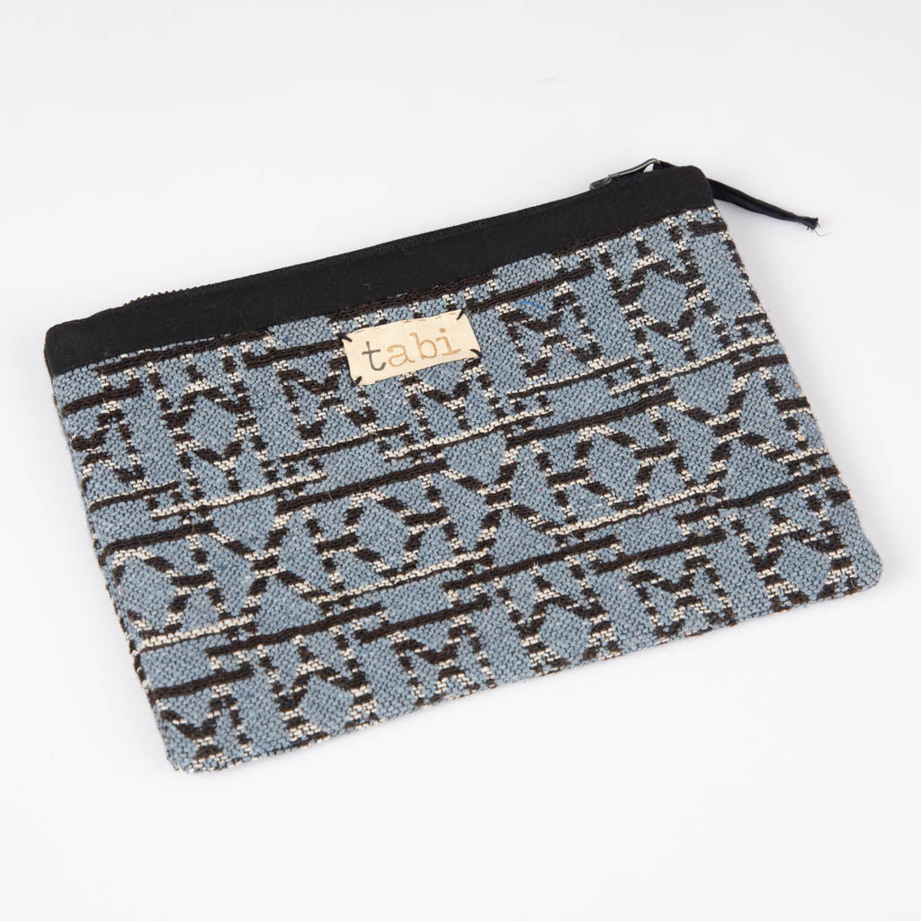 Fabric zipper pouch