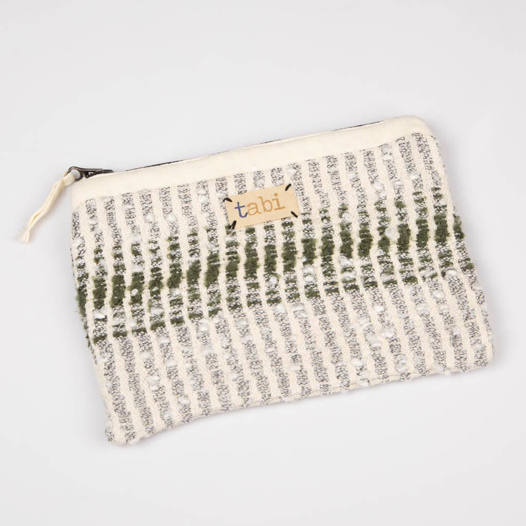 Fabric zipper pouch