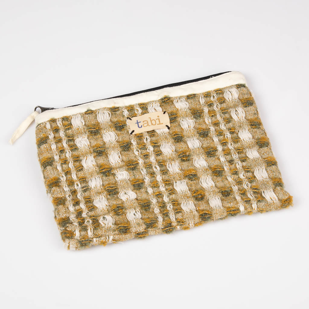 Fabric zipper pouch