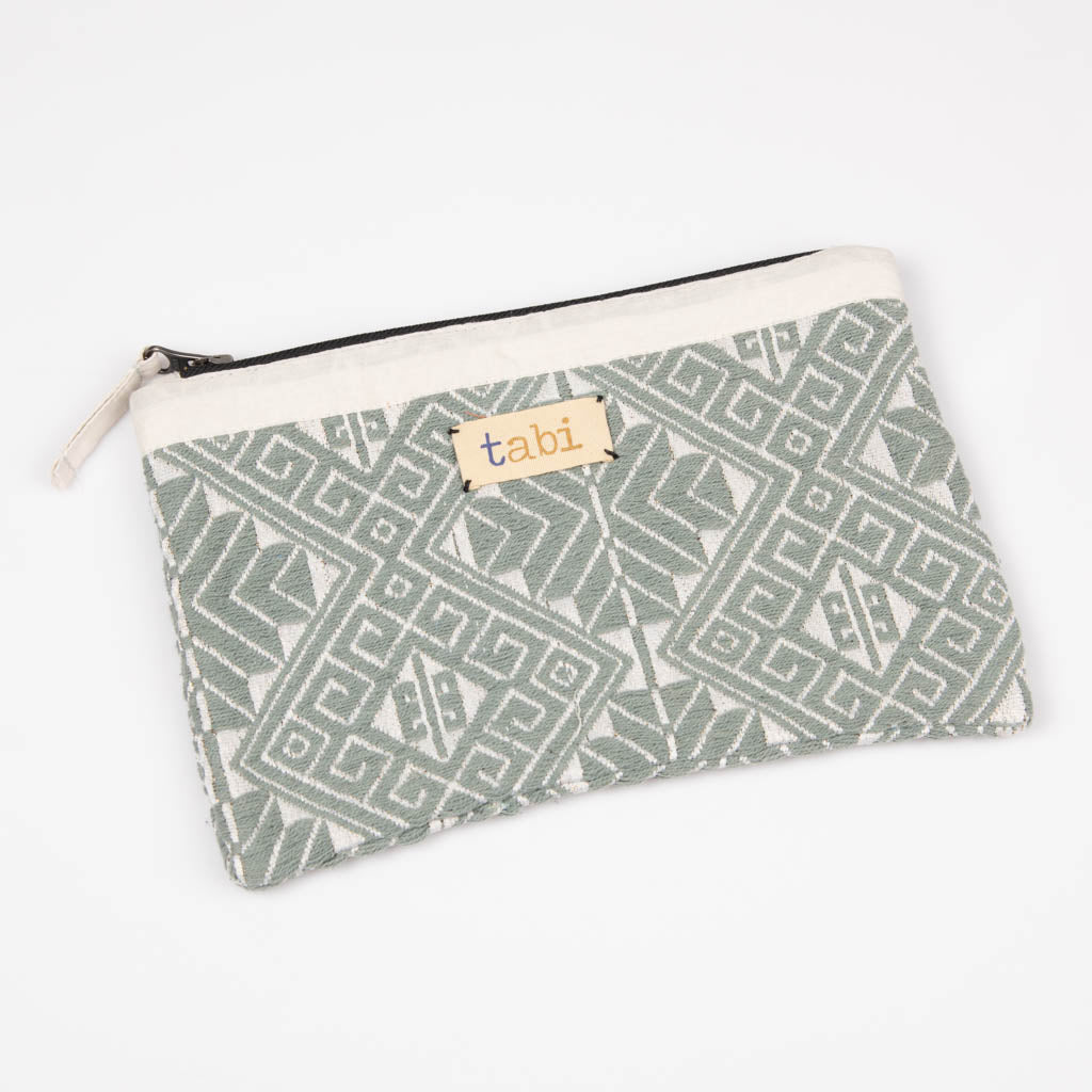 Fabric zipper pouch