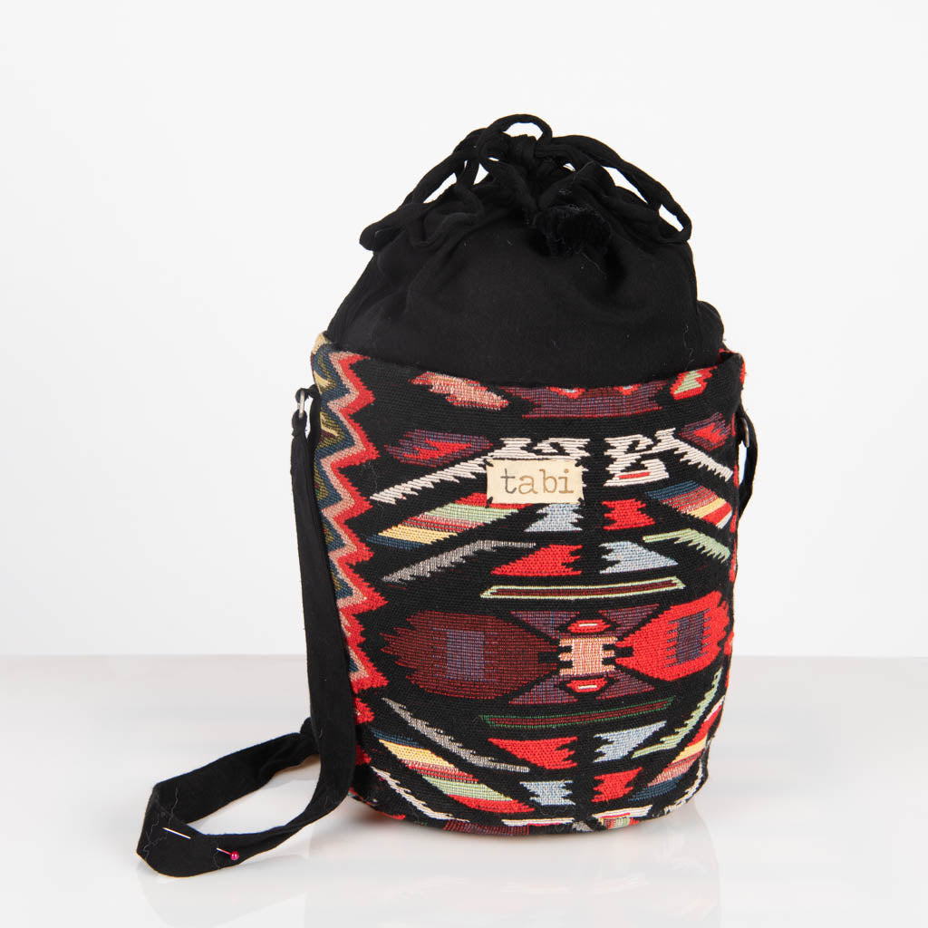 Tapestry bucket bag